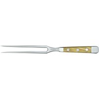 Güde Alpha Olive Fleischgabel 18 cm - CVM-Stahl - Griffschalen Olivenholz von Güde