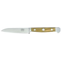 Güde Alpha Olive Gemüsemesser 9 cm - CVM-Messerstahl - Griffschalen Olivenholz von Güde