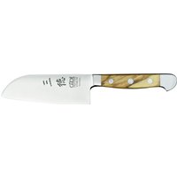 Güde Alpha Olive Santokumesser 14 cm - CVM-Messerstahl - Griffschalen Olivenholz von Güde