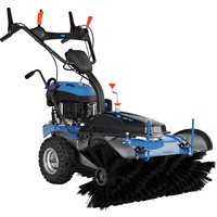 Güde Benzin-Kehrmaschine "GKM 100.1", inkl. Motorbesen, Schneeschieber und 72 l Auffangbehälter von Güde