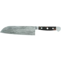 Güde Damaststahl Santokumesser 18 cm - Griffschalen Wüsteneisenholz von Güde