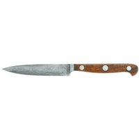 Güde Damaststahl Spickmesser 10 cm - Griffschalen Wüsteneisenholz von Güde