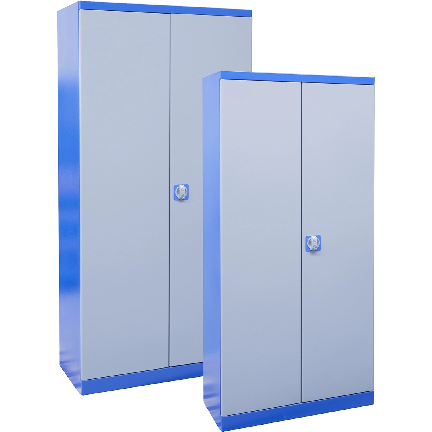 Güde Flügeltürenschrank-Set Grau-Blau von Güde