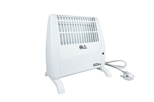 Güde Frostwächter GFW 520 (450-520 W Heizleistung, 10 m³ max. Raumheizvermögen, stufenlos regulierbarer Thermostat, Frostschutzfunktion, Überhitzungsschutz, große Standfüße, lautlose Konvektionswärme) von Güde