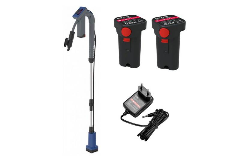 Güde Klarwasserpumpe Akku-Regenfasspumpe 12V RFP 12-201-04 + 2 Akkus & Ladegerät von Güde