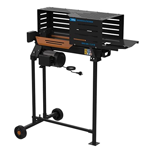 Güde Holzspalter Brennholzspalter Kurzholzspalter Spalter GHS 520/7 Tonnen max. 520 mm inkl. Untergestell + Transporträder von Güde