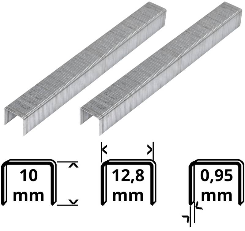 Güde Klammern für Drucklufttacker 10 mm 5000 Stück KN 14 von Güde