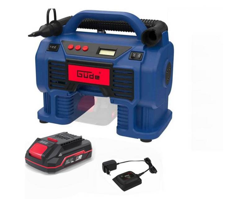 Güde Kompressor Güde 18V Kompressor K 18-05 mit Akku 2.0 Ah und Zigarettenanschluss Güde Kompressor Güde 18V Kompressor K 18-05 mit Akku 2.0 Ah und Zigarettenanschluss von Güde