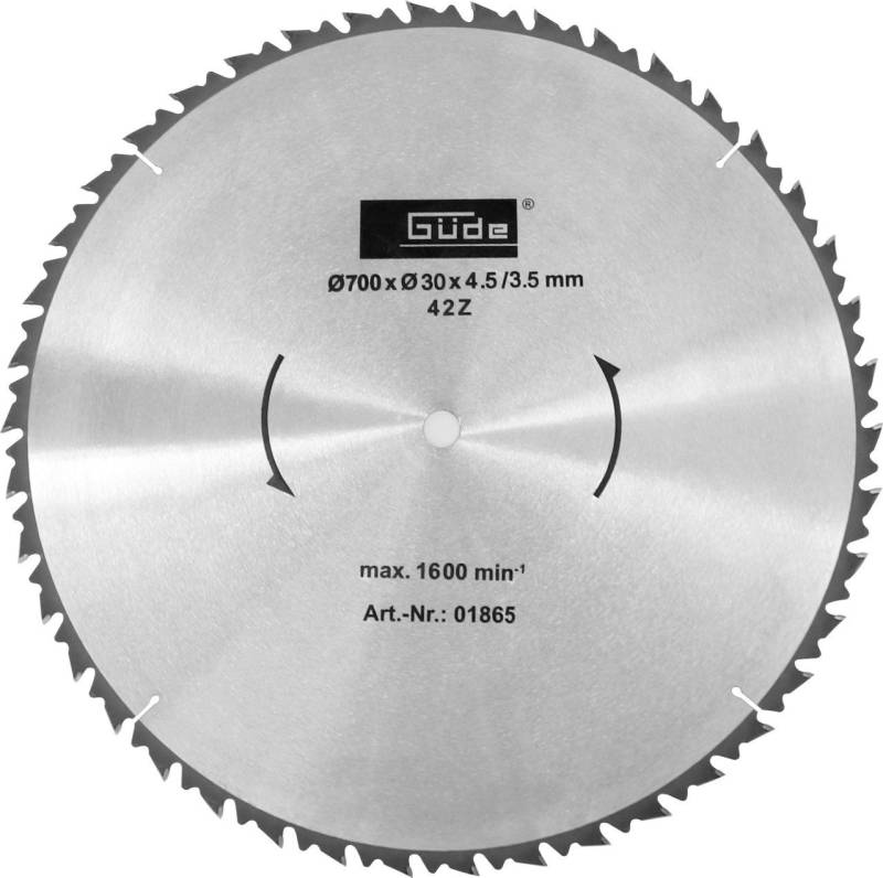 Güde Kreissägeblatt Güde Kreissägeblatt GWS 700 HM-2 Ø 700 mm Ø 30 mm Güde Kreissägeblatt Güde Kreissägeblatt GWS 700 HM-2 Ø 700 mm Ø 30 mm von Güde