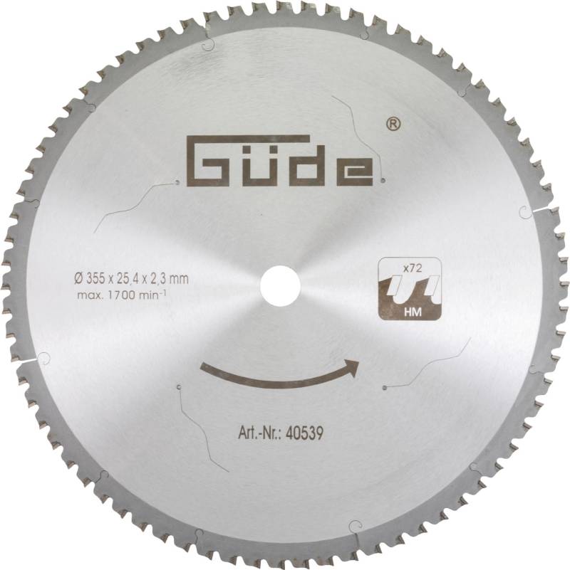 Güde Metallkreissägeblatt HM 350 T von Güde