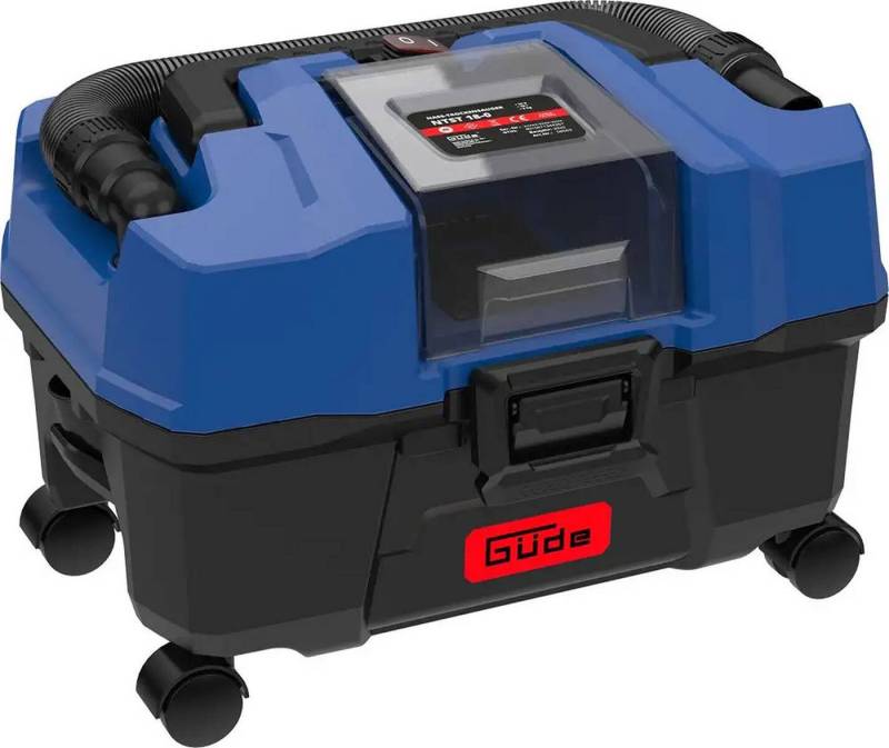 Güde Nass-Trocken-Akkusauger NTST 18-201-05, E³,HEPA,Rollen,Blasen,Nassaugen,Trockensaugen von Güde
