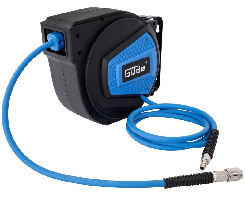 Güde Schlauchtrommel Automatikschlauchtrommel, 10 m, 180° schwenkbar, inkl. Wandhalterung von Güde