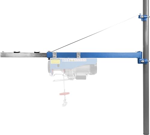 Güde 1715 Schwenkarm 1200 100-600 kg (600 kg max. Hubkraft ohne Umlenkrolle, max. Auszugslänge 110 cm, Rundröhren Befestigung mit Außen-Ø 50 mm (1 ½), links/rechts 75 ° Schwenkbereich) von Güde