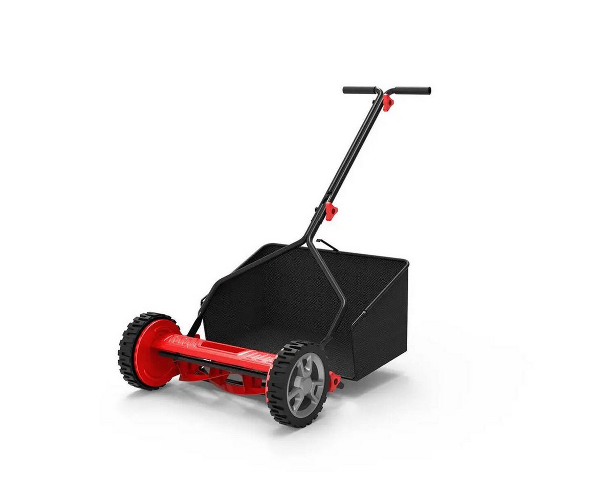 Güde Spindelmäher GSPM 380, 38 cm Schnittbreite, (Einzelgerät, Handbetriebener Spindelmäher mit Fangkorb 35 l), handbetrieben,Fangkorb,große Räder,Softgrip,leicht von Güde