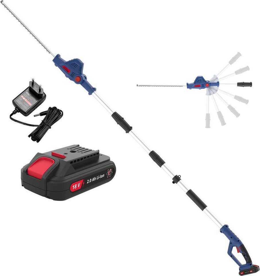 Güde Teleskop-Heckenschere Akku Teleskop Heckenschere HST 18-201-05mit Akku 2.0 Ah + Ladegerät 05 Güde Teleskop-Heckenschere Akku Teleskop Heckenschere HST 18-201-05mit Akku 2.0 Ah + Ladegerät 05 von Güde