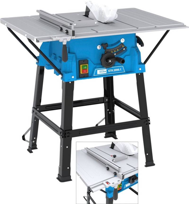 Güde Tischkreissäge TISCHKREISSÄGE GTK 2000.1, inkl. 2 Tischverbreiterungen von Güde