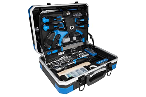 Güde Werkzeugkoffer, Werkzeugbox, Werkzeugtasche, Werkzeugset GWZK 241, Set 241-teilig im Koffer, Chrom-Vanadium, Carbon-Stahl von Güde