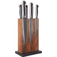 Güde Messerblock magnetisch Nussbaum für 6 Messer - unbestückt von Güde
