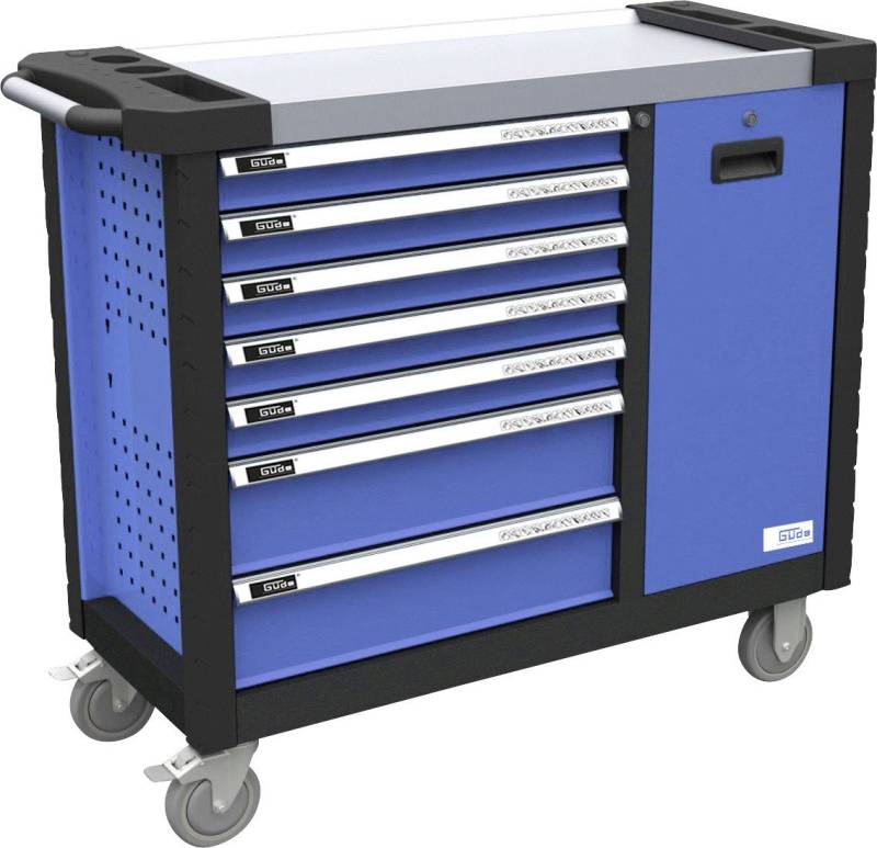 Werkstattwagen Premium GWPV 7/1 46 x 46 x 97 cm unbestückt von Güde