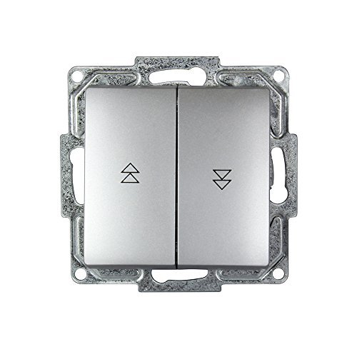 Schalterprogramm Gunsan Visage silber (Rolladentaster Unterputz) von Günsan