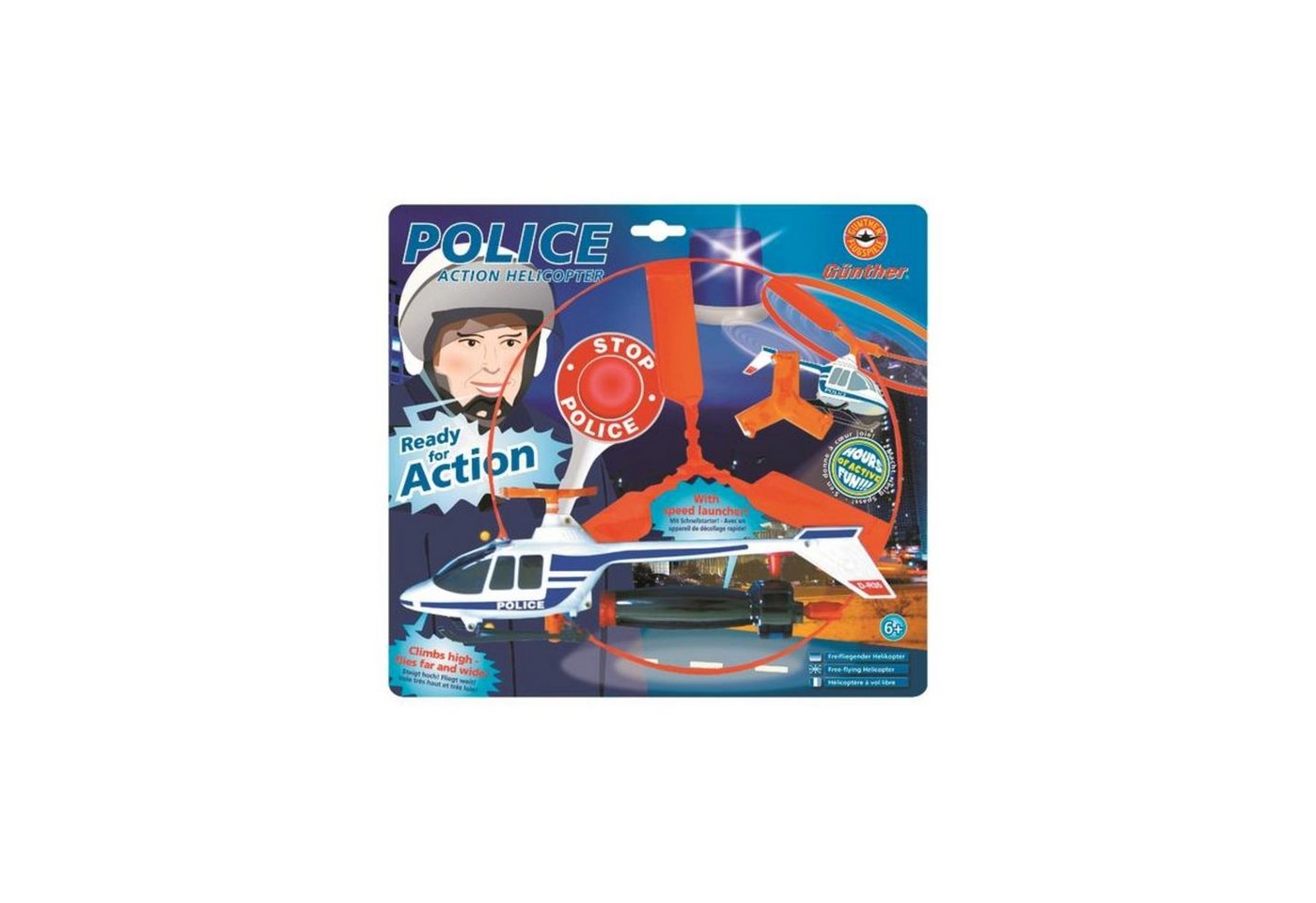 Günther Windspiel 1684 PoliceCopter mit Schnellstart Günther Windspiel 1684 PoliceCopter mit Schnellstart von Günther