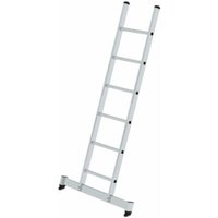 MUNK Aluminium-Anlegeleiter nivello®-Traverse 6 Sprossen von MUNK