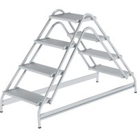 MUNK Aluminium-Arbeitspodest beidseitig begehbar Aluminium 2 x 4 Stufen MUNK Aluminium-Arbeitspodest beidseitig begehbar Aluminium 2 x 4 Stufen von MUNK