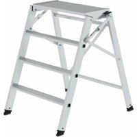MUNK Aluminium-Arbeitspodest einseitig begehbar klappbar 4 Stufen von MUNK