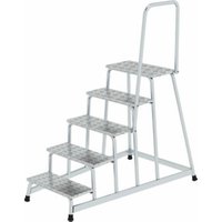 MUNK Aluminium-Arbeitspodest starr Handlauf 5 Stufen von MUNK