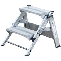 MUNK Günzburger Steigtechnik Aluminium Klapptreppe 2 Stufen von MUNK