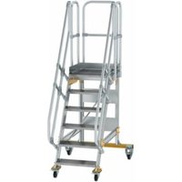 MUNK Aluminium-Plattformtreppe fahrbar 60° 6 Stufen MUNK Aluminium-Plattformtreppe fahrbar 60° 6 Stufen von MUNK