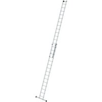 MUNK Aluminium-Schiebeleiter 2-teilig mit Standard-Traverse 2x15 Sprossen von MUNK
