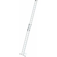 MUNK Aluminium-Seilzugleiter 2-teilig nivello®-Traverse 2 x 16 Sprossen von MUNK