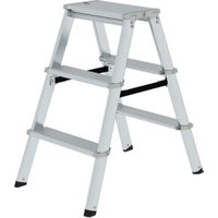 MUNK Aluminium-Stehleiter ML beidseitig begehbar 2 x 3 Stufen MUNK Aluminium-Stehleiter ML beidseitig begehbar 2 x 3 Stufen von MUNK