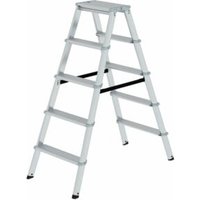 MUNK Aluminium-Stehleiter ML beidseitig begehbar 2 x 5 Stufen MUNK Aluminium-Stehleiter ML beidseitig begehbar 2 x 5 Stufen von MUNK