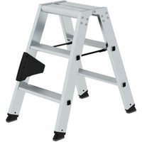 MUNK Aluminium-Stehleiter beidseitig begehbar 2 x 3 Stufen MUNK Aluminium-Stehleiter beidseitig begehbar 2 x 3 Stufen von MUNK