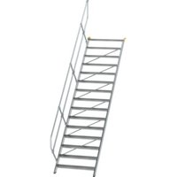 MUNK Günzburger Steigtechnik Aluminium-Treppe Stufen 45° 15 Stufen von MUNK