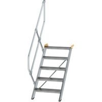 MUNK Günzburger Steigtechnik Aluminium-Treppe Stufen 45° 5 Stufen von MUNK