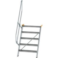 MUNK Günzburger Steigtechnik Aluminium-Treppe Stufen 60° 5 Stufen von MUNK