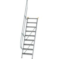 MUNK Günzburger Steigtechnik Aluminium-Treppe Stufen 60° 9 Stufen von MUNK