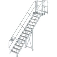 MUNK Günzburger Steigtechnik Modul 4, Treppe 45°, mit Plattform von MUNK