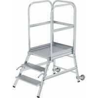 MUNK Podestleiter einseitig Rollen-Griff 3 Stufen MUNK Podestleiter einseitig Rollen-Griff 3 Stufen von MUNK