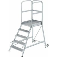 MUNK Podestleiter einseitig Rollen-Griff 5 Stufen MUNK Podestleiter einseitig Rollen-Griff 5 Stufen von MUNK