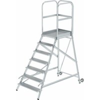 MUNK Podestleiter einseitig Rollen-Griff 7 Stufen MUNK Podestleiter einseitig Rollen-Griff 7 Stufen von MUNK