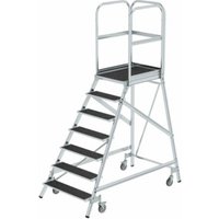 MUNK Günzburger Steigtechnik Podesttreppe eins. begehbar mit Federrollen Korundbeschichtung R 13 7 Stufen MUNK Günzburger Steigtechnik Podesttreppe eins. begehbar mit Federrollen Korundbeschichtung R 13 7 Stufen von Günzburger Steigtechnik GmbH