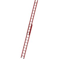 MUNK Vollkunststoff-Schiebe/Seilzugleiter 2-teilig 2 x 12 Sprossen von MUNK