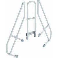 MUNK zweiter Handlauf Aluminium-Überstieg stationär/fahrbar 60° 4 Stufen von MUNK