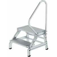 MUNK Aluminium-Montagetritt starr mit Handlauf von MUNK