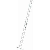MUNK Aluminium-Schiebeleiter 2-teilig nivello®-Traverse 2 x 16 Sprossen von MUNK