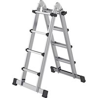 MUNK Günzburger Steigtechnik 32122 Aluminium Teleskopleiter Arbeitshöhe (max.): 5.3m von MUNK Günzburger Steigtechnik